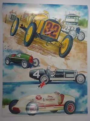 2016 Indianapolis 500 David Lord Poster Marmon Wasp Chevrolet Shaw Gilmore • $19.99