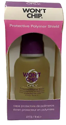 ORLY WON'T CHIP Resistant Topcoat Clear Protective Polymer Nail Polish .6 Oz NEW • $12.99