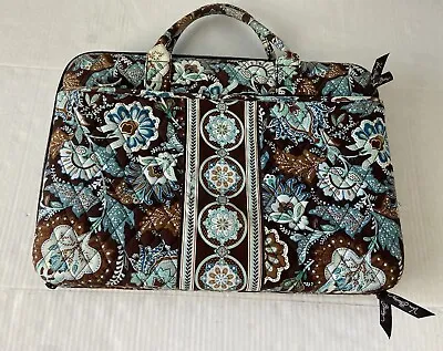 Vera Bradley Hardshell Laptop Case In  Java Blue  Pattern 16.5” X 12” • $19.95