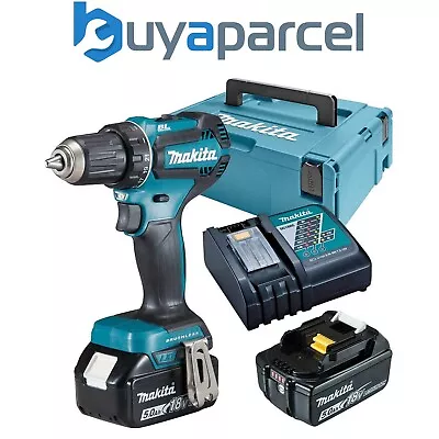 Makita DDF485RTJ 18V LXT Lithium Ion Brushless Drill Driver 2 Speed Bare - 2x5ah • £249.99