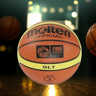 Size #7 Molten Basketball Training Balls GL7 Offical Men PU Leather In/Outdoor • $39.99