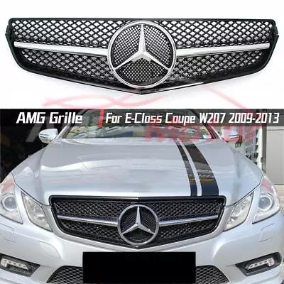 Chrome Black AMG Style Grille For Benz E-Class W207 Coupe 09-13 E250 E300 E450 • $96.99