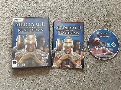 Medieval II Total War Kingdoms Expansion Pack + Manual (PC DVD ROM) VG Freepost  • £2.53