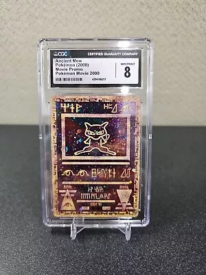 Ancient Mew Holo Pokemon Card PROMO MOVIE 2000 CGC 8 NM/MT • $40