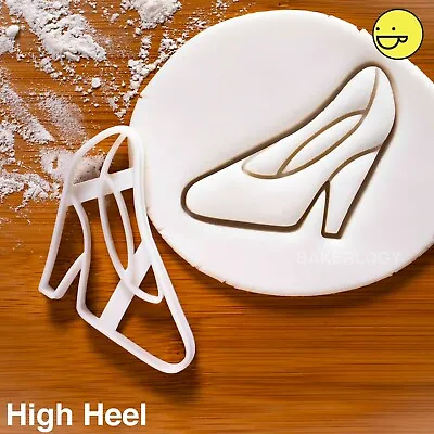 High Heel Shoe Cookie Cutter | Princess Glass Shoes Wedding Favors Biscuit • £7.01