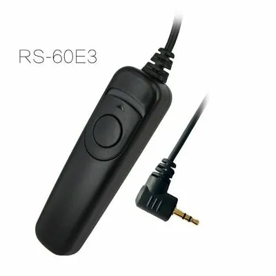 Remote Shutter Release Cord For Canon 450D 700D 650D 550D 60D 600d G1X  RS-60E3 • $6.55