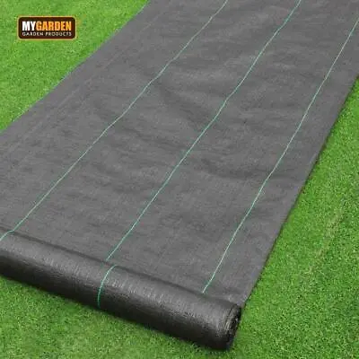 Garden Weed Control Fabric Landscape Heavy Duty Sheet Mat Ground Membrane Cover • £8.75