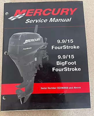 Mercury Marine Outboard 9.9/15 BigFoot FourStroke Service Manual • $50