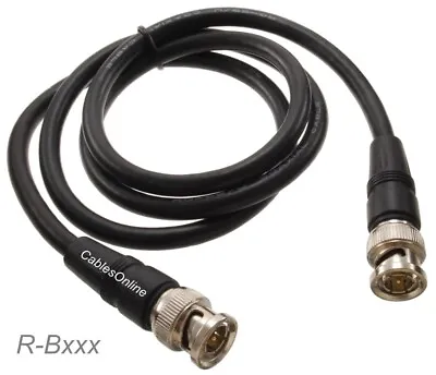 RG59/U 75-Ohm BNC Male To Male Video Coaxial Cable • $5.95