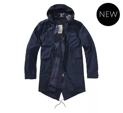 £127.46 • Buy Brandit Jacket Men's Jacket Military M51 US Over Parka Sizes Navy