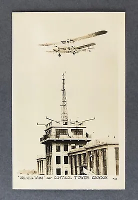 Imperial Airways Hp.42 Over Croydon Control Tower Vintage Real Photo Postcard  • £59.95