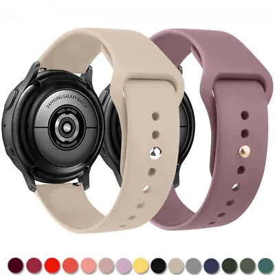 Silicone Strap Band For Samsung Galaxy Watch 6 5 4 Pro 40mm/44mm Classic 42/46mm • $11.97