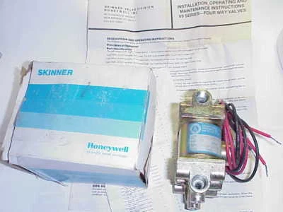 $59.99 • Buy Skinner V955leh2075 4 Way V9 Series Valve- 120v- New