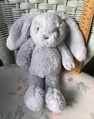 Tesco F&f Grey Bunny Rabbit Soft Toy Comforter Soother Doudou • £7.99