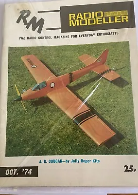 Vintage Rm/radio Modeller October 1974 Model Aircraft Hobby Magazine • £1.99