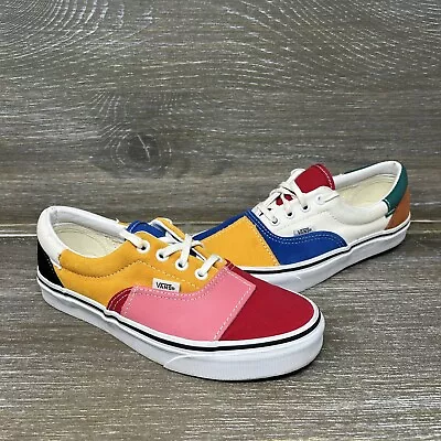 VANS Authentic Classic Sk8 Low Coloblock Multicolor Skate Shoes Womens Size 7.5 • $27.99