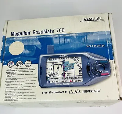 Magellan Road Mate 700 Portable Auto Navigation New Open Box 2005 • $50