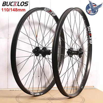 BUCKLOS 29  Boost Wheelset MTB Bike Disc Brake Clincher Wheels Double Wall Rim • $205