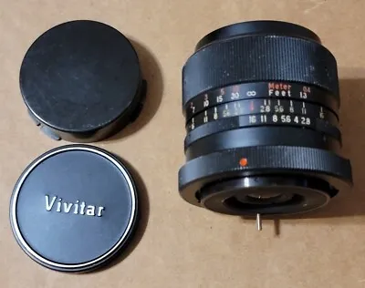 Vintage Vivitar Lens Auto Wide Angle 35mm 1:2.8 Made In Japan  • $37.95
