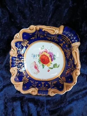 Antique Porcelain Circa 1825  Moustache Shape Plate  • $59