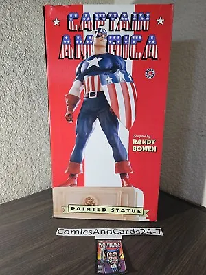 1999 Marvel Captain America Classic Version Statue By Randy Bowen #284/2000 • $175