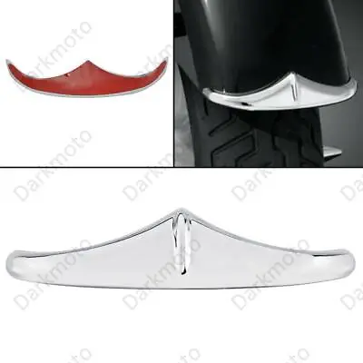 Chrome Front Fender Leading Edge Tip Trim Accent For Harley Touring Street Glide • $26.79