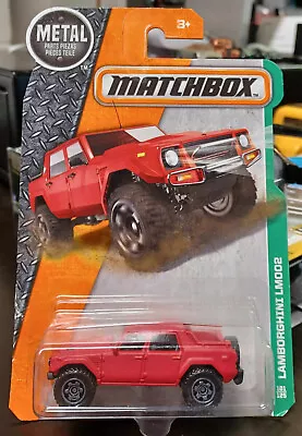 2016 Matchbox Red Lamborghini LM002  #101/125 • $9.99