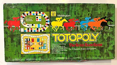 Vintage TOTOPOLY The Great Horse Race Game - 1978 Waddingtons • $75