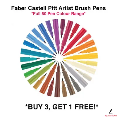Faber-Castell Pitt Artist Pen Pitt Brush Pens Brush Marker Pen Art Pen Fineliner • £3.05