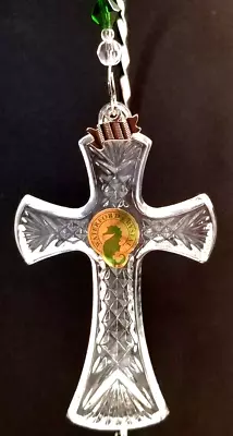 $68 • Buy Waterford 2011 Cross Ornament With Enhancer 154328