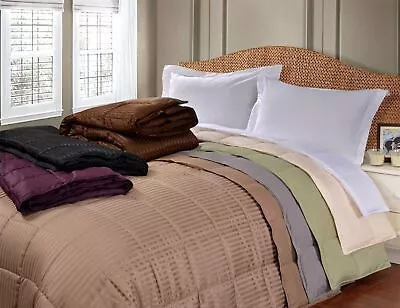 All Season  Luxury Hypoallergenic Modern Washable Down Alternative Blanket • $50.15