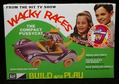 Wacky Races Compact Pussycat Penelope Pitstop 1:25 Model Kit (MPC 2021) *NEW* • $22.17