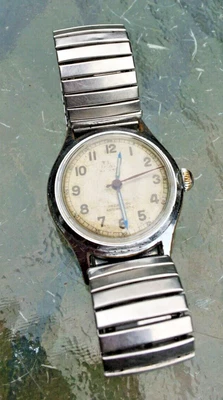 $50 • Buy Vintage Watch Swiss Titus 17 Jewels Antimagnetic Incabloc Waterproof Stainless