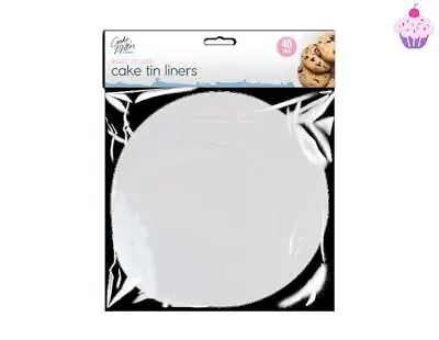 £2.98 • Buy Cake Tin Liners Non Stick Round Grease Proof Sheets Baking
