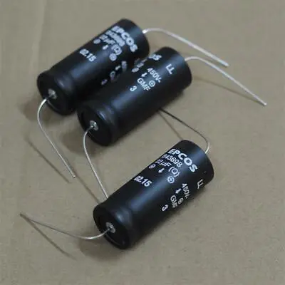 2pcs EPCOS 16*40mm 22uf 450v Axial Horizontal Audio Fever Electrolytic Capacitor • $7.88