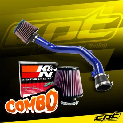 $114.95 • Buy For 99-05 VW Golf GTI VR6 V6 2.8L Blue Cold Air Intake + K&N Air Filter