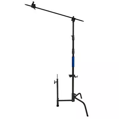 Savage 40  Black Coated Stainless Steel C-Stand With Grip Arm Kit #CB-600K • $301.99