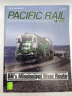 Pacific Rail News #321 1990 August BN Mississippi River Route • $13.20