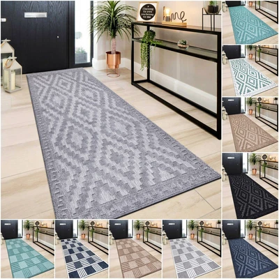 £8.99 • Buy Non Slip Large Hallway Runner Rug Long Door Mat Washable Rugs Kitchen Floor Mats