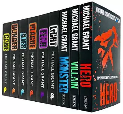 Michael Grant 9 Books Collection Set Gone Series-Light Gone Hunger Lies Plagu... • £42.39