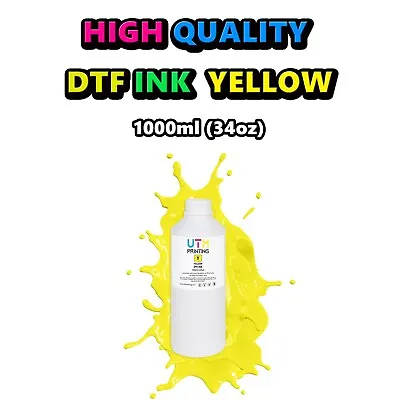 Yellow DTF Ink 1000ml (34 Oz) For Epson Based Printers • $39.99