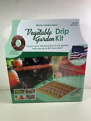 Mister Landscaper Vegetable Drip Garden Kit 320744 MLK-VEG Covers 100 Linear Ft. • $49.99