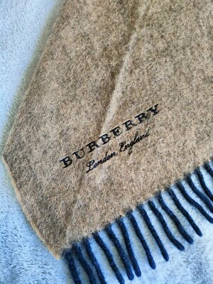 £120 • Buy Burberry Cashmere Scarf / Original / Unisex. Perfect Condition - Beige / Brown