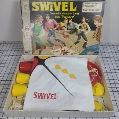 SWIVEL GAME 4240 MILTON BRADLEY 1972 Original Box COMPLETE Action Game • $19.95