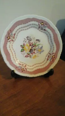 Vintage Lawley Rutland Ridgeways Side/tea Plate Pink Floral Design • £8