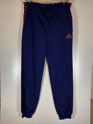 Kappa Vintage Men's Trackpant Joggers Size XL Tracksuit Bottoms Sport Gray 5862 • $43.41