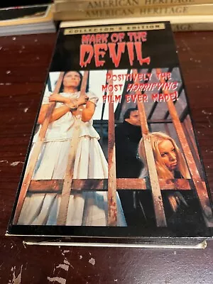 Mark Of The Devil  - VHS Horror - Rare OOP HTF Cult Slasher - Collectors Edition • $29.99