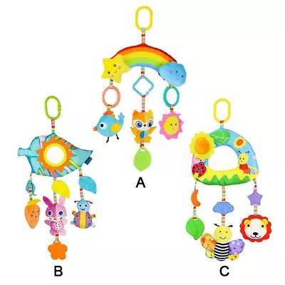 Baby Activity Spiral Hanging Toy Pushchair Pram Stroller Bedding Car Seat Toys • £11.75