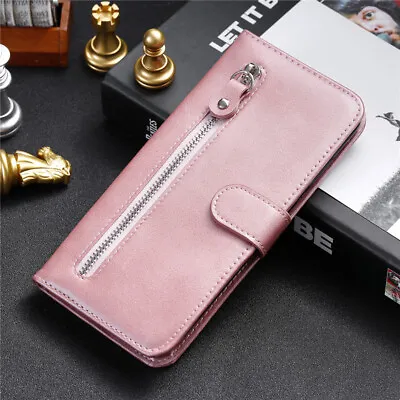 $19.79 • Buy Zipper Wallet Leather Flip Case For Oppo A96 4G A77 A57 4G A54 A55 A94 A95 A53S