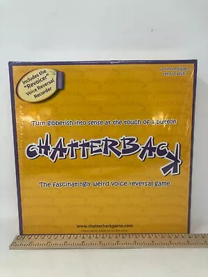 Chatterback Interactive Boardgame Ideal Party Game Christmas Present BNIB • £3.99